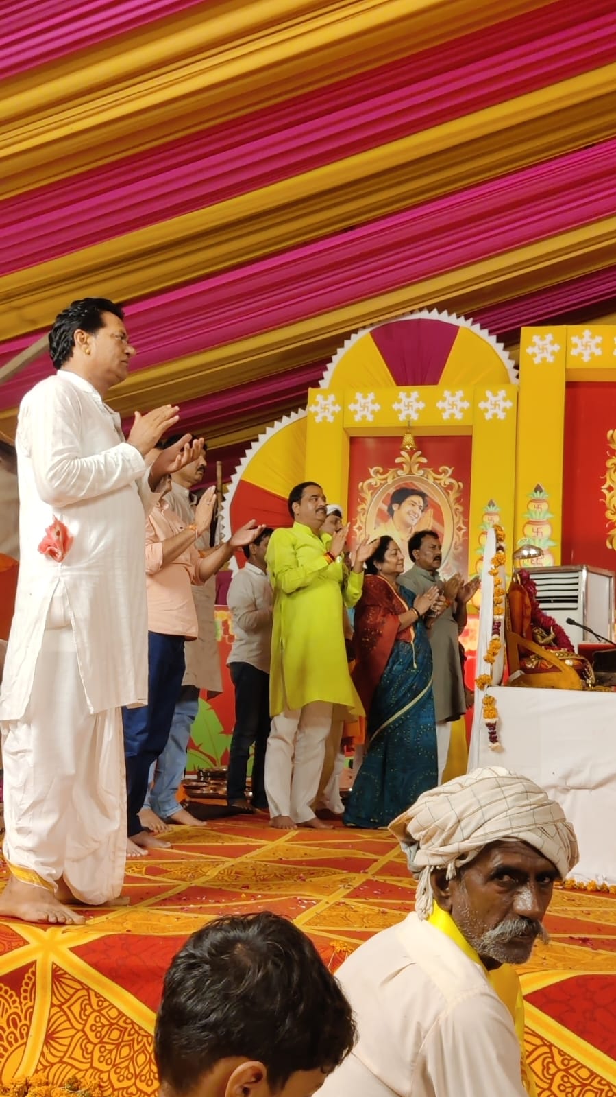 बड़ा मलहरा में कथा का समापन