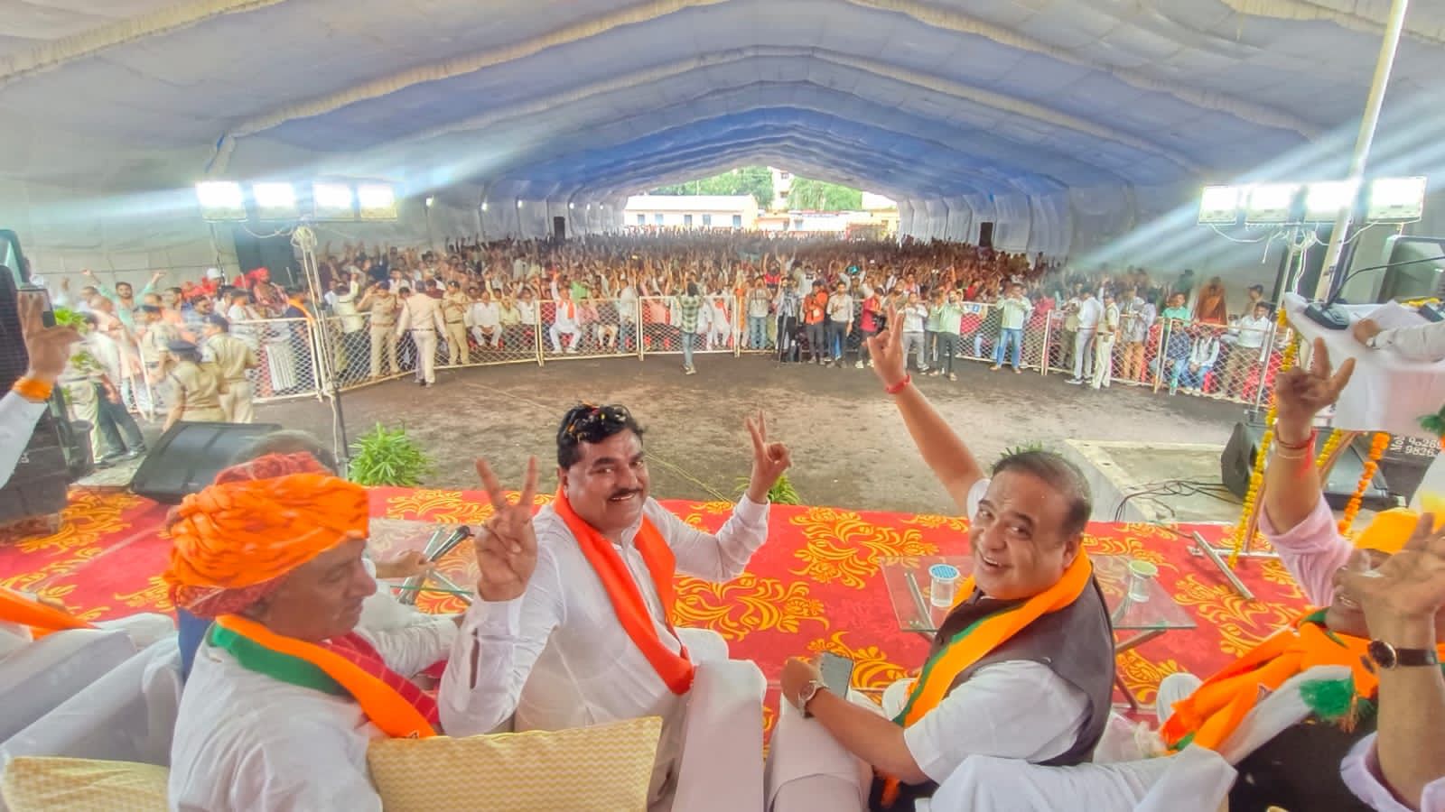 जन आशीर्वाद यात्रा में  उमड़ा जन सैलाब