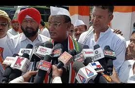 कांग्रेस ने निकली भरोसे की पदयात्रा