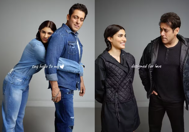  भांजी के साथ भाईजान ने की फोटो शेयर 