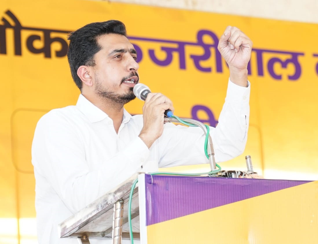 आम आदमी पार्टी का धुआंधार प्रचार