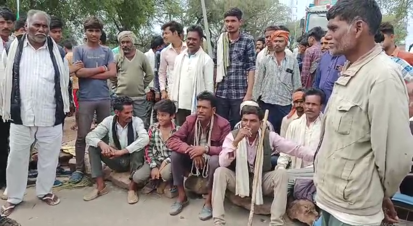 ओलावृष्टि से किसानो की फसल पूरी तरह बरबाद 