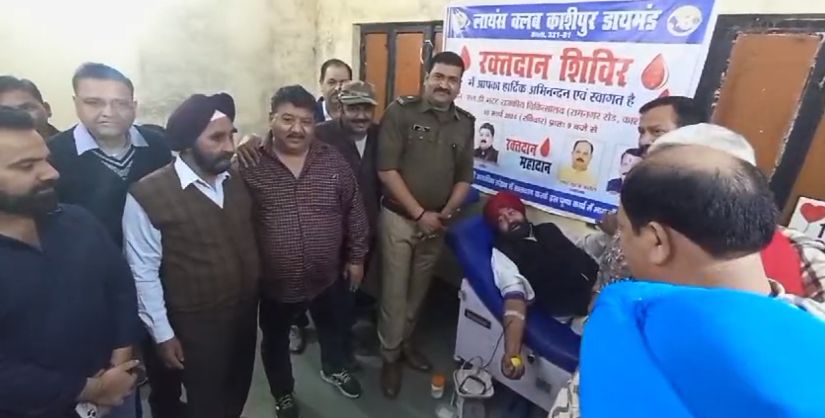 लायंस क्लब द्वारा रक्त दान शिविर का आयोजन  