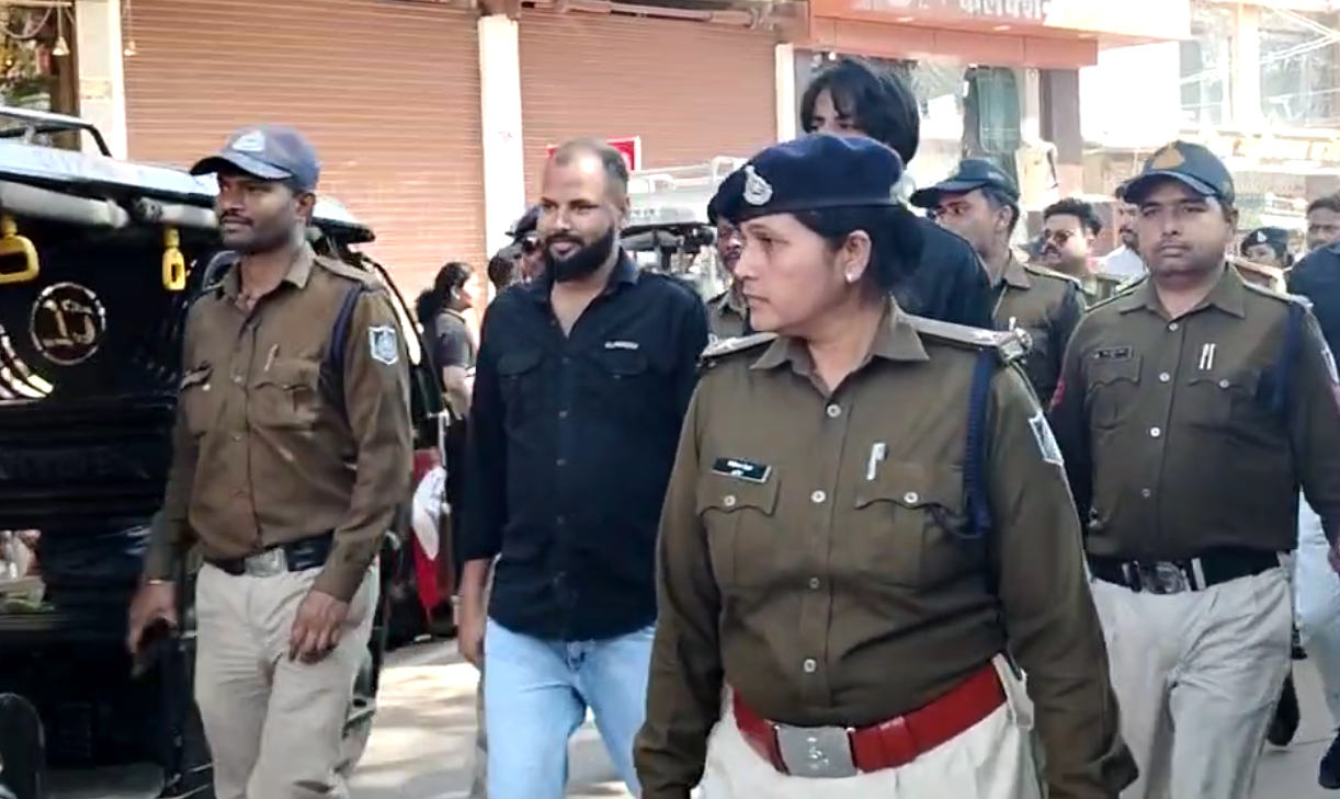पुलिस ने बदमाशों को किया गिरफ़्तार 