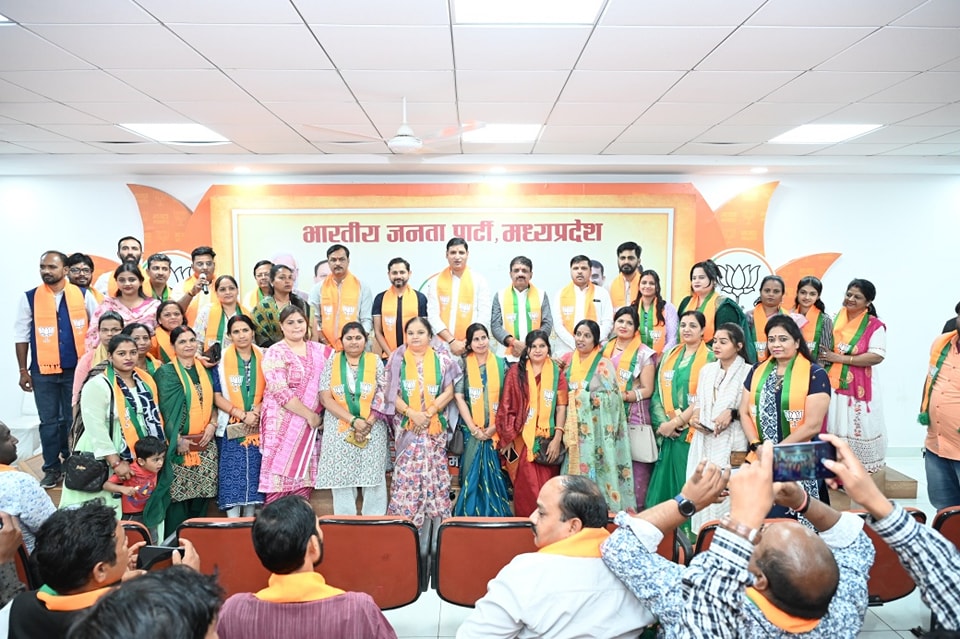 भाजपा प्रदेश कार्यालय में बैठक 