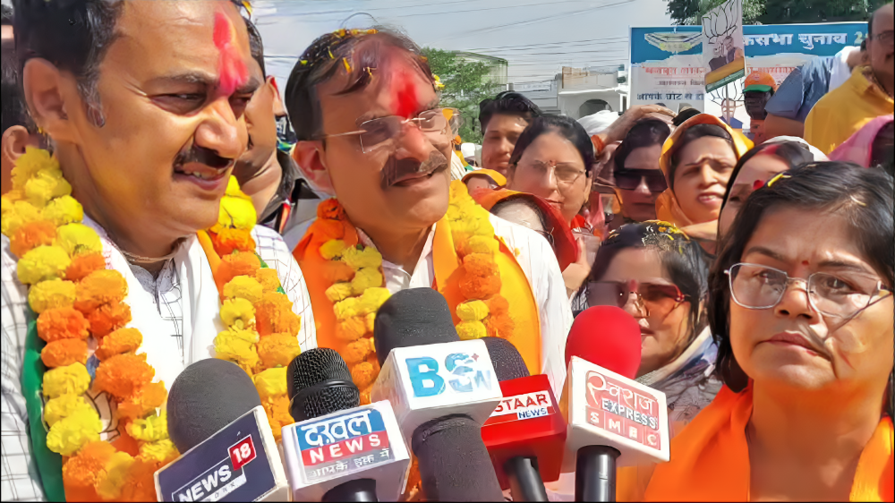 वीडी शर्मा का कांग्रेस पर पलटवार 