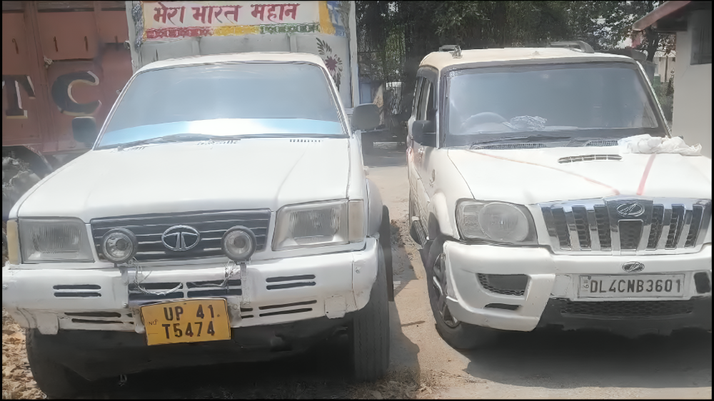 खैर की लकड़ी की तस्करी करते दो आरोपी गिरफ्तार 