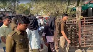dewas, Three youths arrested , Narmada Parikrama resident