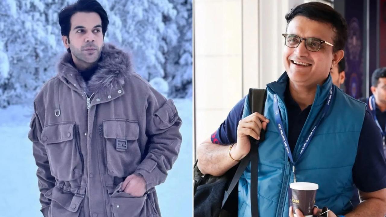 mumbai, Rajkumar Rao ,Sourav Ganguly 