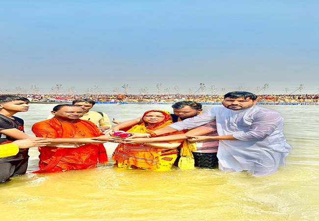 mahakumbhnagar,Odisha Chief Minister, Triveni Sangam 