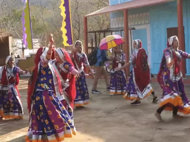 bhopal, Cultural Village, delegates in GIS