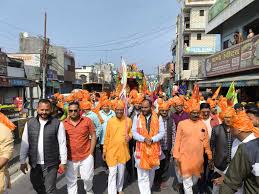 bhopal, Shyam Kripa family ,grand Nishan Yatra