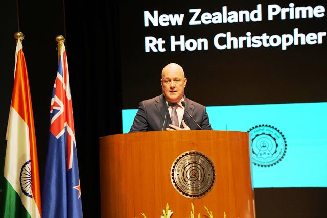 new delhi, New Zealand Prime Minister , IIT Delhi