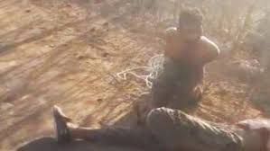 chatarpur,   son beat ,  father with a mace