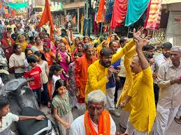 ashta,Procession taken ,New Year