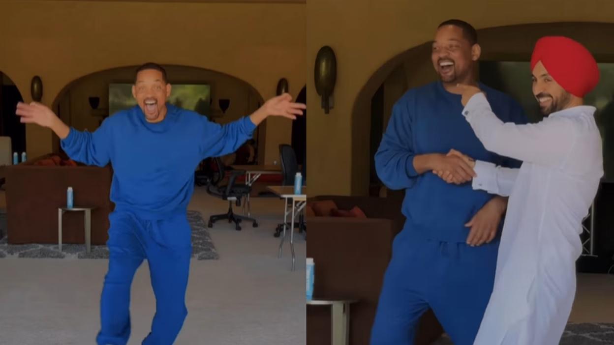 mumbai, Hollywood star Will Smith ,Bhangra with Diljit Dosanjh