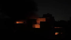 gwalior, Huge fire breaks , thread factory