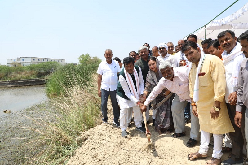 gwalior, Thvi pond , Bhoomi Pujan