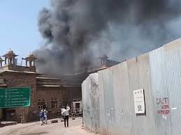 gwalior, Sudden fire broke, VIP lounge