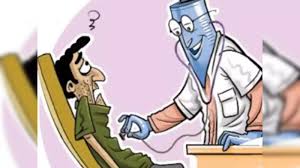 chatarpur, Raid on clinics , quack doctors