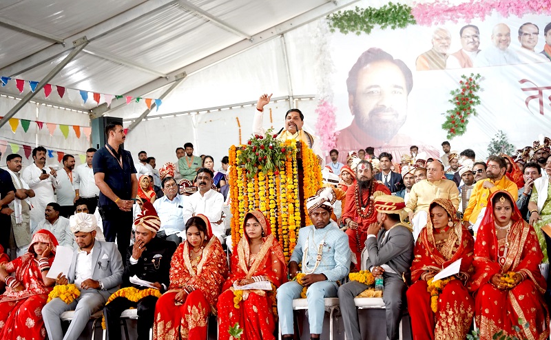 bhopal, Mass marriage,  Dr. Yadav