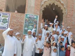 ramnagar,Muslim community ,staged a peaceful protest