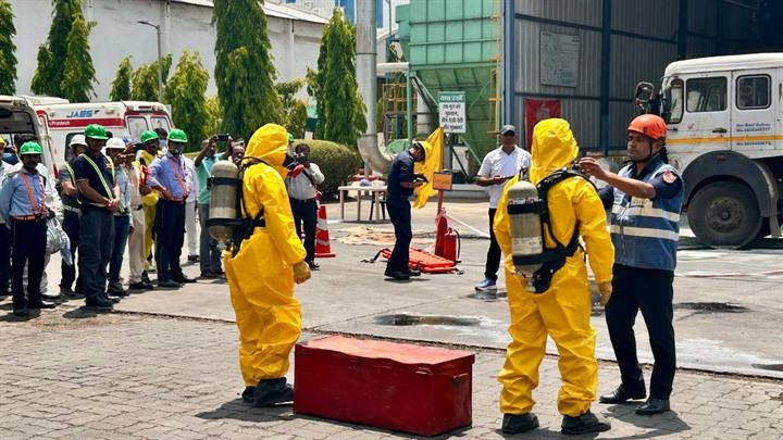 vidisha, Mock exercise ,Adani Wilmar plant