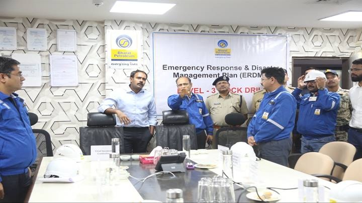 sagar, Mock drill conducted,  BCCL, Aagasaud  