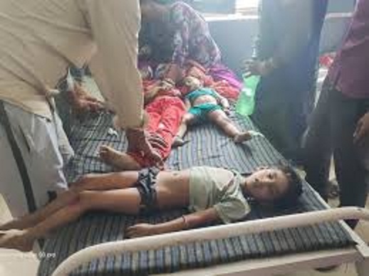 damoh, father  consumed poison , three daughters