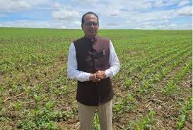 bhopal, Shivraj Singh Chouhan, met a farmer