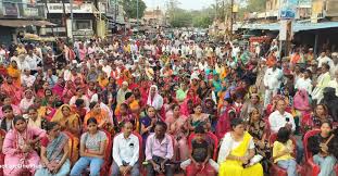  Singrauli, Warning meeting ,organized  