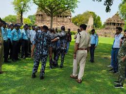 chatarpur, Mock drill organized , district administration