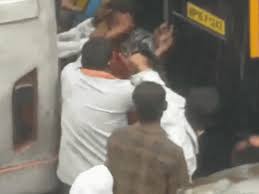 chatarpur, Video of a fight , bus stand goes viral
