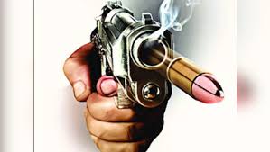 gwalior, Miscreants fired ,bullets at the house