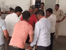 chatarpur,   young man, ration dispute