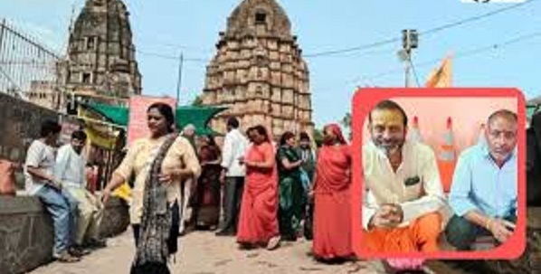 khandwa,   looting devotees, religious places