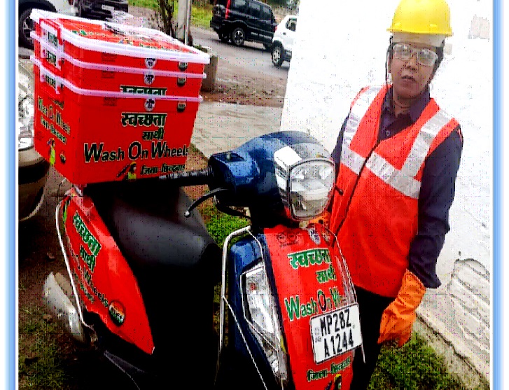   Chhindwara, "Wash on Wheels",national level