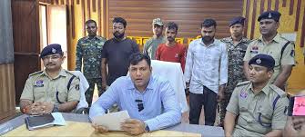 rajnandgaon, Police  success , double murder case 