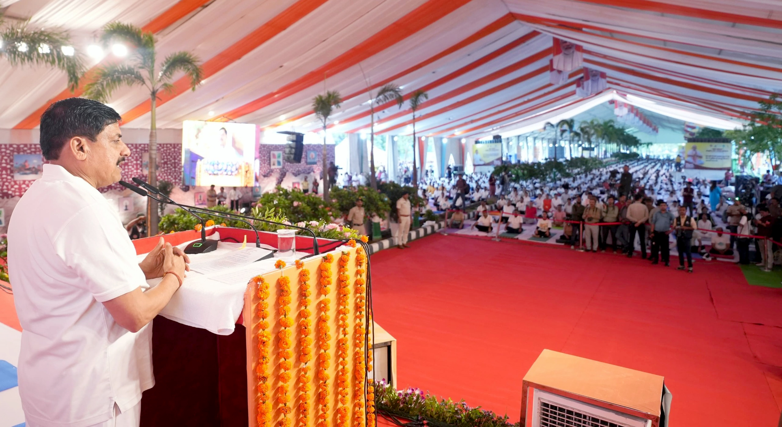 bhopal, CM Mohan Yadav , Yoga Day