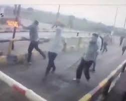 amarpatan,Attack by masked men, toll plaza