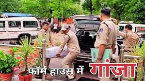 chatarpur,   ganja recovered, farm house