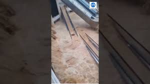 china,   mall became a pond, flood caused 