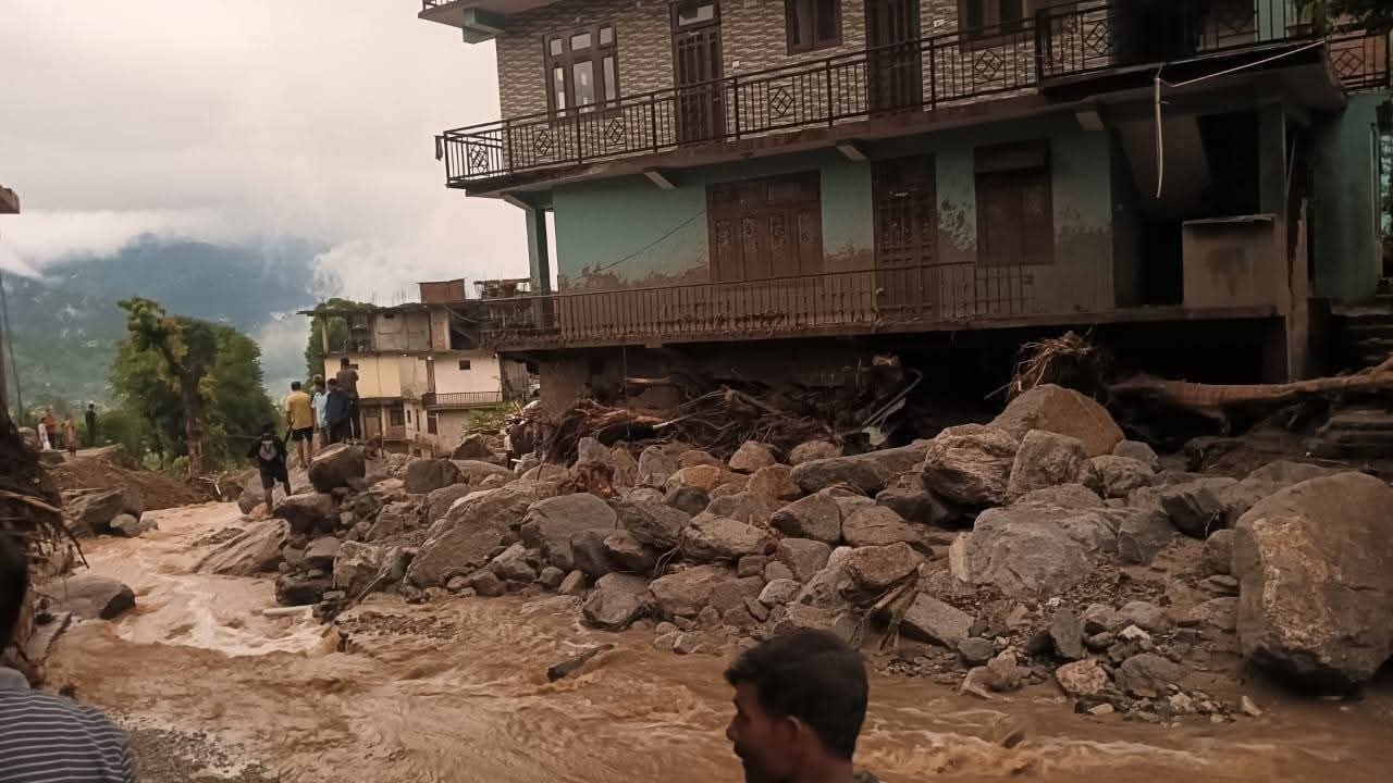shimla, Cloud burst,  Mandi, Himachal Pradesh 