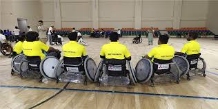 gwalior, Football match , handicapped people