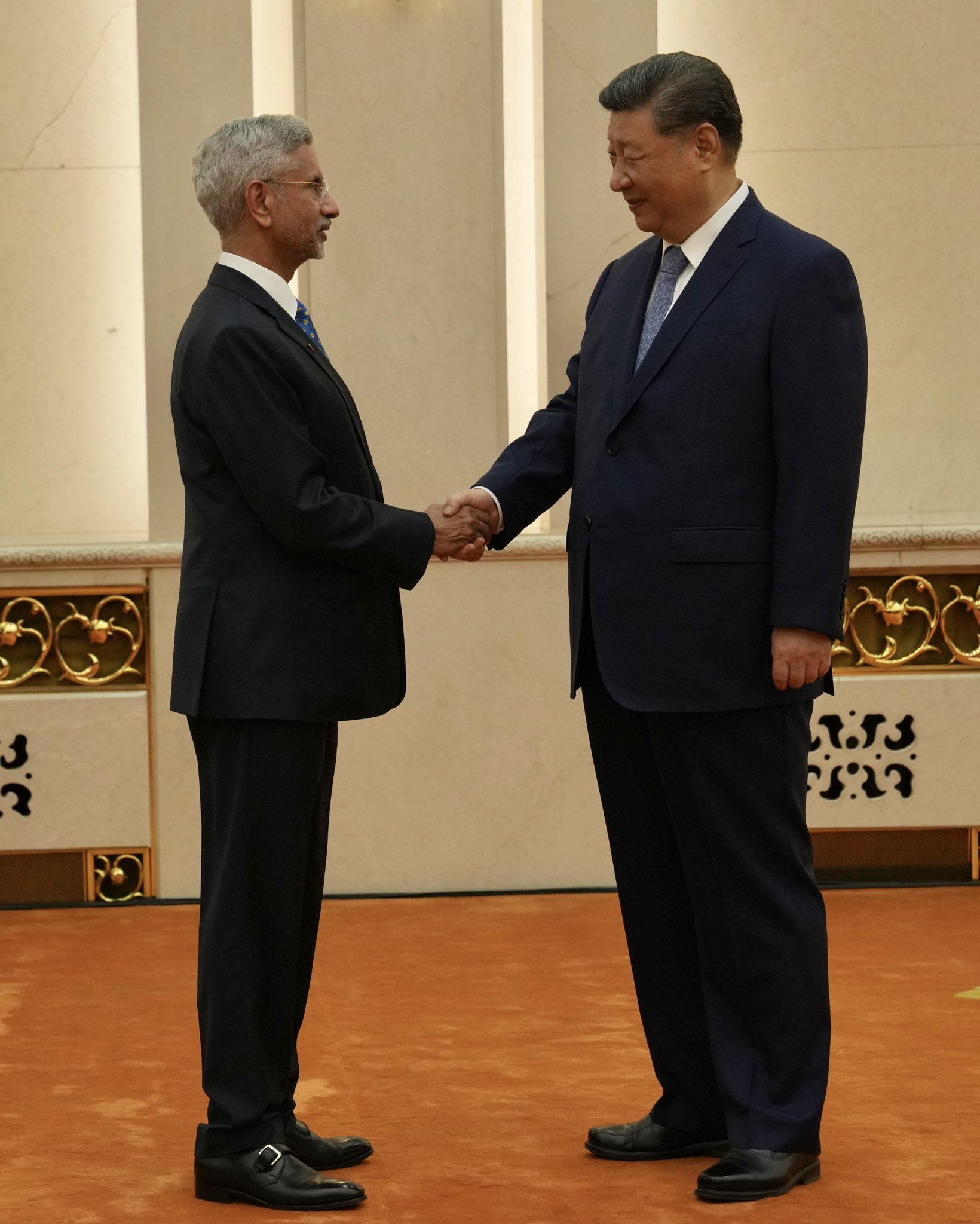 bijing, Jaishankar met, Chinese President
