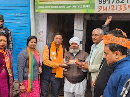 lalkuan, Door to door,BJP supported candidate
