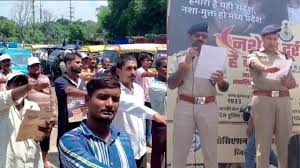 gwalior, Drivers become messengers ,drug-free India