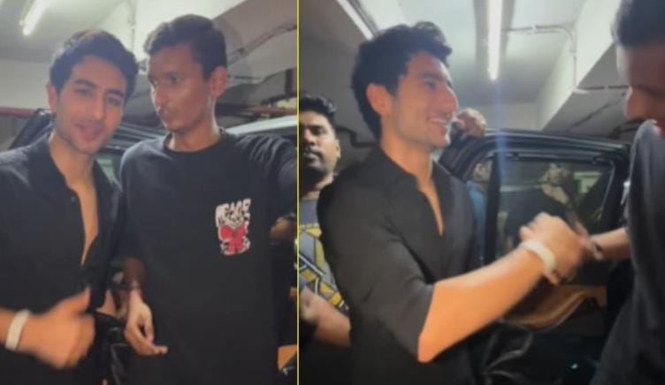 mumbai, Ibrahim Ali Khan, talked to a fan  