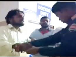 satna, Angry young man ,attacked doctor  