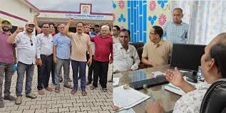 khatima, Teachers protested, education officer